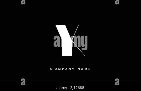 YK or ky alphabets Letters Logo Monogram Stock Vector