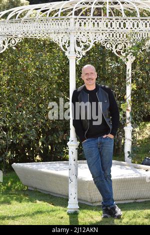 Italian actor Gian Marco Tognazzi attends I Cassamortari Photocall at Villa Agrippina Gran Melià Hotel in Rome, (Italy) .March 21th 2022 Stock Photo