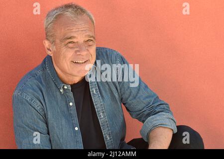 Roma, Italien. 21st Mar, 2022. Claudio Amendola I Cassamortari Photocall at Villa Agrippina Gran Melià Hotel in Rome, (Italy) .March 21th 2022 Credit: dpa/Alamy Live News Stock Photo