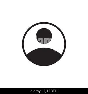 Account icon sign symbol logo design template vector illustration isolated Stock Vector