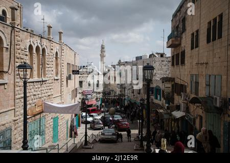 Scenes from the Palestinian city of Bethlehem in Israel. Stock Photo