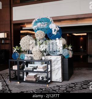 JW Marriott Hotel Bangkok Lobby Interior Sukhumvit Road, Khwaeng Khlong Toei, Khlong Toei, Bangkok Thailand Stock Photo