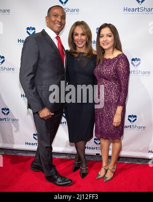 (L-R) Mike Woods, Rosanna Scotto and Ines Rosales attend The 22022