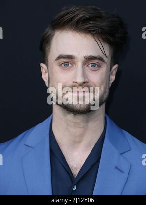 Los Angeles, United States. 21st Mar, 2022. WESTWOOD, LOS ANGELES, CALIFORNIA, USA - MARCH 21: English actor Daniel Radcliffe arrives at the Los Angeles Premiere Of Paramount Pictures' 'The Lost City' held at the Regency Village Theatre on March 21, 2022 in Westwood, Los Angeles, California, United States. (Photo by Xavier Collin/Image Press Agency/Sipa USA) Credit: Sipa USA/Alamy Live News Stock Photo