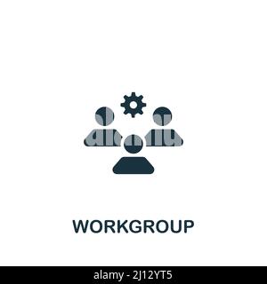Workgroup icon. Line simple icon for templates, web design and ...