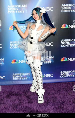 Universal City, CA. 21st Mar, 2022. AleXa at arrivals for AMERICAN SONG CONTEST Series Premiere, Universal Studios Lot, Universal City, CA March 21, 2022. Credit: Priscilla Grant/Everett Collection/Alamy Live News Stock Photo