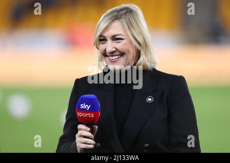 Sky Sports Presenter Kelly Cates Ahead Of The Premier League Match At ...