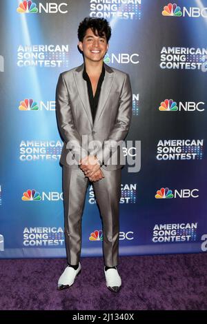 Universal City, CA. 21st Mar, 2022. Jake'O at arrivals for AMERICAN SONG CONTEST Series Premiere, Universal Studios Lot, Universal City, CA March 21, 2022. Credit: Priscilla Grant/Everett Collection/Alamy Live News Stock Photo