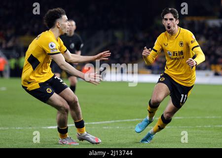 RAYAN AIT-NOURI, FRANCISCO TRINCAO, WOLVERHAMPTON WANDERERS FC V LEEDS