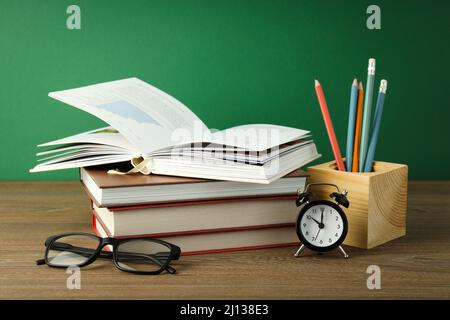 Concept of preapring to exams and tests Stock Photo