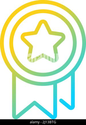 Noncash bonus gradient linear vector icon Stock Vector