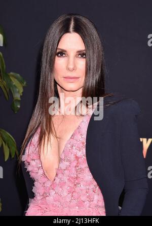 Los Angeles, Ca. 21st Mar, 2022. Sandra Bullock attends the Los Angeles premiere of Paramount Pictures' 'The Lost City' at Regency Village Theatre on March 21, 2022 in Los Angeles, California. Credit: Jeffrey Mayer/Jtm Photos/Media Punch/Alamy Live News Stock Photo