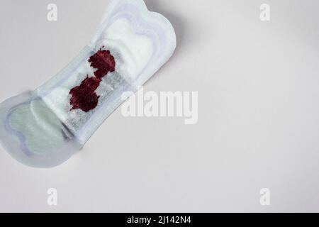 A Flat Lay of a Menstrual Pads with Blood · Free Stock Photo