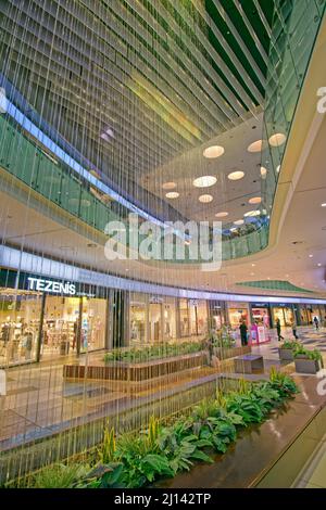 Interior of the Kings Avenue Shopping Centre at Paphos in Cyprus. Stock Photo