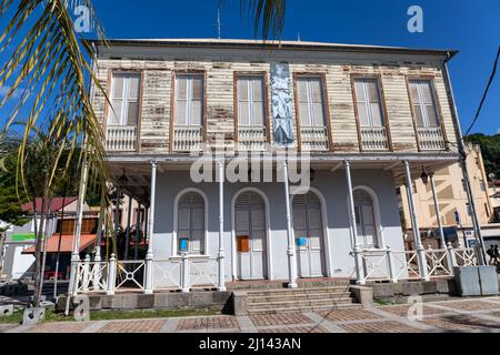 Chamber of commerce (Maison de la Bourse) de Saint-Pierre, Martinique, French Antilles Stock Photo