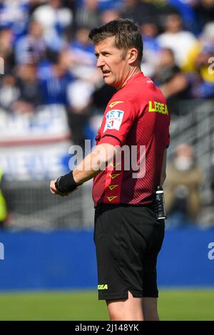 Pier Luigi Penzo stadium, Venice, Italy, March 20, 2022, The Referee of the match Daniele Orsato  during  Venezia FC vs UC Sampdoria - italian soccer Stock Photo