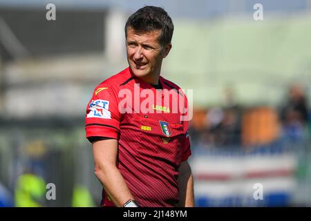 Pier Luigi Penzo stadium, Venice, Italy, March 20, 2022, The Referee of the match Daniele Orsato  during  Venezia FC vs UC Sampdoria - italian soccer Stock Photo