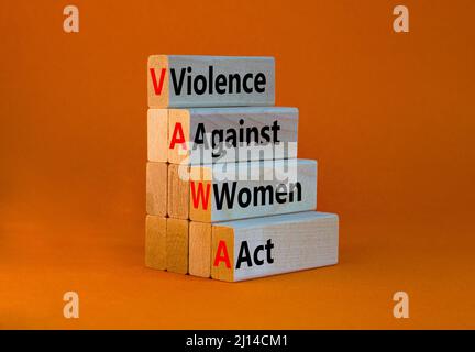 Vaw Ribbon VAWA violence against women act symbol. Concept words VAWA violence ...
