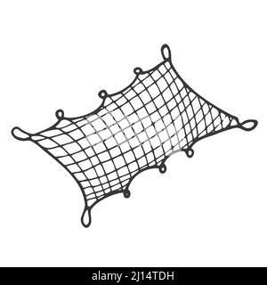 Fishing net isolated. fishnet cartoon vector illustration Stock Vector  Image & Art - Alamy