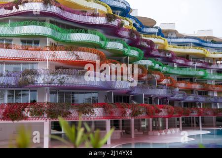 Boas de Ibiza Unique Rentals in Ibiza town,Spain Stock Photo