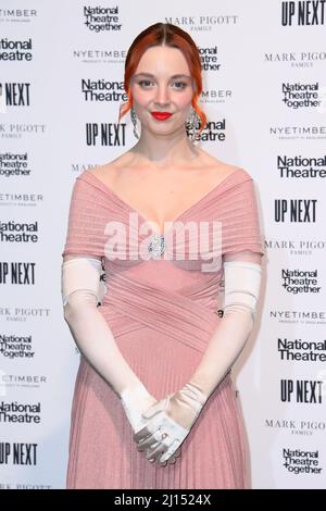 London, UK. 22 March 2022. Kat Rooney attending the The National Theatre Up Next Gala, at the National Theatre in London. Picture date: Tuesday March 22, 2022. Photo credit should read: Matt Crossick/Empics/Alamy Live News Stock Photo