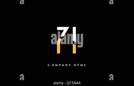 YI or iy alphabets initial letters monogram Stock Vector