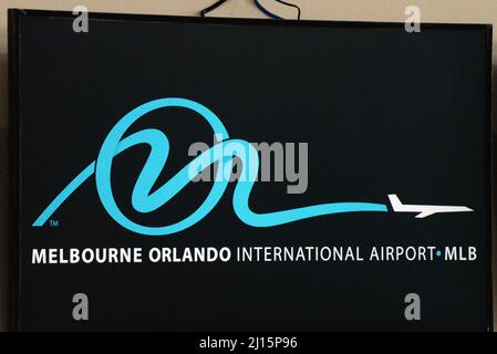 Melbourne. Brevard County. Florida. USA. March 22, 2022. Arriving from Manchester, England the first-ever transatlantic flight from the United Kingdom on TUI aircraft arrives at Melbourne Orlando International Airport. Major construction at Melbourne Airport is under way to handle 16 flights per week during the summer season arriving on Boeing 787 Dreamliner aircraft. 200 tourists plus crew arrived on this inaugural flight some staying locally and others bused to area attractions. Photo Credit: Julian Leek/Alamy Live News Stock Photo