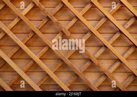 the texture of the wooden crate is very beautiful Stock Photo