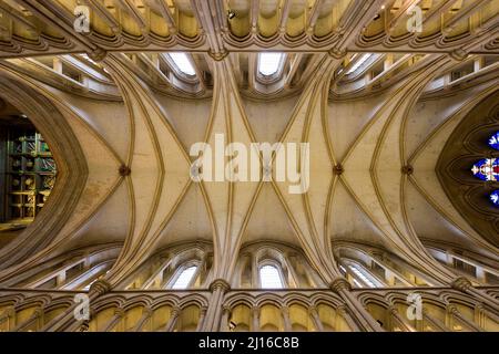 The Cathedral and Collegiate Church of St Saviour and St Mary Overie, Gewölbe im Chor , St., Sankt, Saint , St., Sankt, Saint Stock Photo