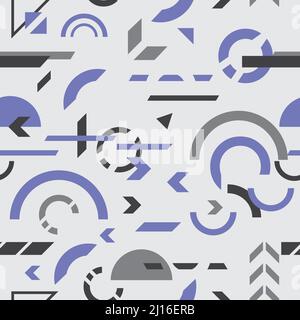 Modern abstract geometry seamless background for business identity Stock Vector