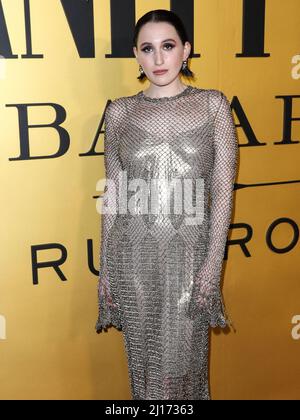 HOLLYWOOD, LOS ANGELES, CALIFORNIA, USA - MARCH 22: Harley Quinn Smith arrives at the Vanities Party: A Night For Young Hollywood Hosted by Vanity Fair held at Musso and Frank Grill on March 22, 2022 in Hollywood, Los Angeles, California, United States. (Photo by Xavier Collin/Image Press Agency/Sipa USA) Stock Photo