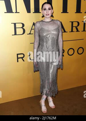 HOLLYWOOD, LOS ANGELES, CALIFORNIA, USA - MARCH 22: Harley Quinn Smith arrives at the Vanities Party: A Night For Young Hollywood Hosted by Vanity Fair held at Musso and Frank Grill on March 22, 2022 in Hollywood, Los Angeles, California, United States. (Photo by Xavier Collin/Image Press Agency/Sipa USA) Stock Photo