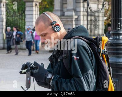 headphones Stock Photo