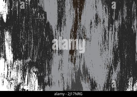 Painted concrete wall abstract grunge vector in dark colors Stock Vector