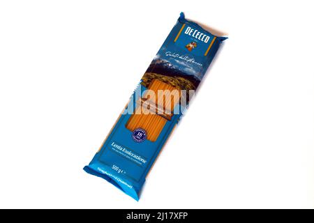 Pasta DE CECCO. Traditional Italian Food Stock Photo - Alamy