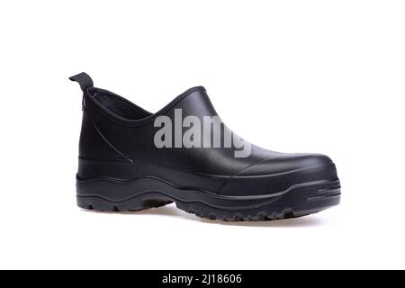 Rubber boots isolated on white background Stock Photo