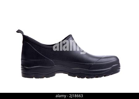 Rubber boots isolated on white background Stock Photo