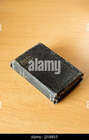 Old copies of the Holy Bible Stock Photo