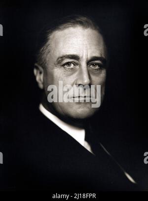 Portrait of Franklin D Roosevelt (1882-1945), the 32nd President of the USA, by Vincenzo Laviosa, c. 1932