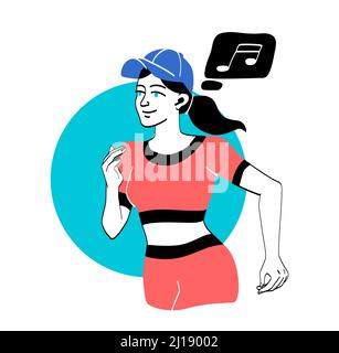 People on vacation Stock Vector