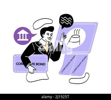 Investing and financial strategy abstract concept Stock Vector