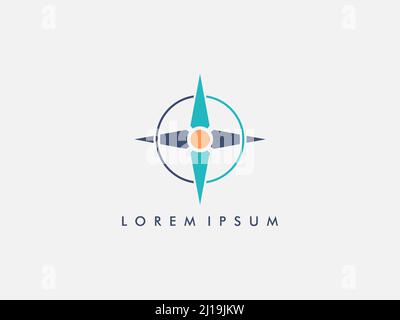 compass logo design template Stock Vector