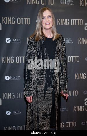 New York, USA. 23rd Mar, 2022. Shani Hinton attends the premiere of “King Otto” at the Museum of Modern Art in New York, New York, on Mar. 23, 2022. (Photo by Gabriele Holtermann/Sipa USA) Credit: Sipa USA/Alamy Live News Stock Photo