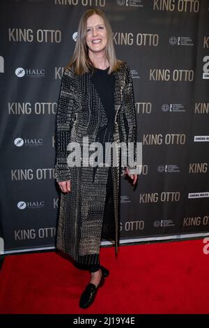 New York, USA. 23rd Mar, 2022. Shani Hinton attends the premiere of “King Otto” at the Museum of Modern Art in New York, New York, on Mar. 23, 2022. (Photo by Gabriele Holtermann/Sipa USA) Credit: Sipa USA/Alamy Live News Stock Photo