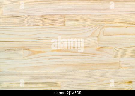 wood background from blank solid wooden board made from natural pine planks Stock Photo