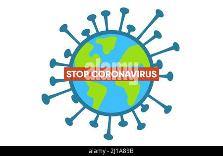 Corona Virus Map Infographic picture. Illustraion Vector Stock Vector