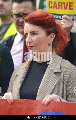 Shadow Secretary For Transport Louise Haigh During Their Speech To The shadow-secretary-for-transport-louise-haigh-during-their-speech-to-the