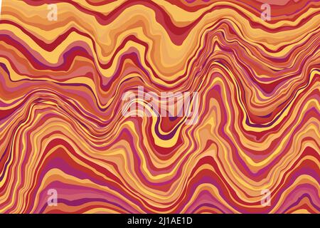 Fluid art. Modern artwork background. Mixture of acrylic paints. Abstract liquid painting marble texture, colorful gradient waves. Vector design for Stock Vector