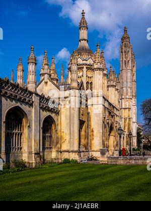 Kings College Cambridge - Gatehouse and Porters Lodge of Kings College, University of Cambridge Stock Photo