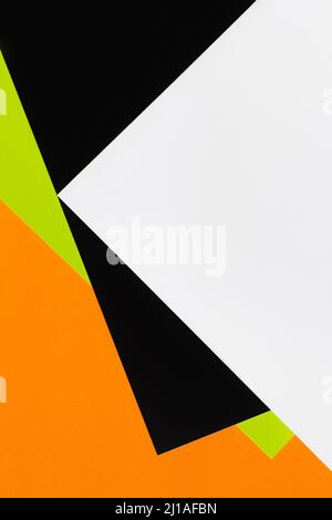 geometric background with contrast multicolored polygons and copy space Stock Photo